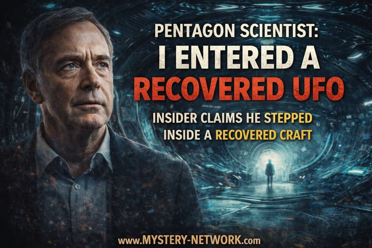 I Entered a Recovered UFO: The Pentagon Scientist Who Broke the Silence